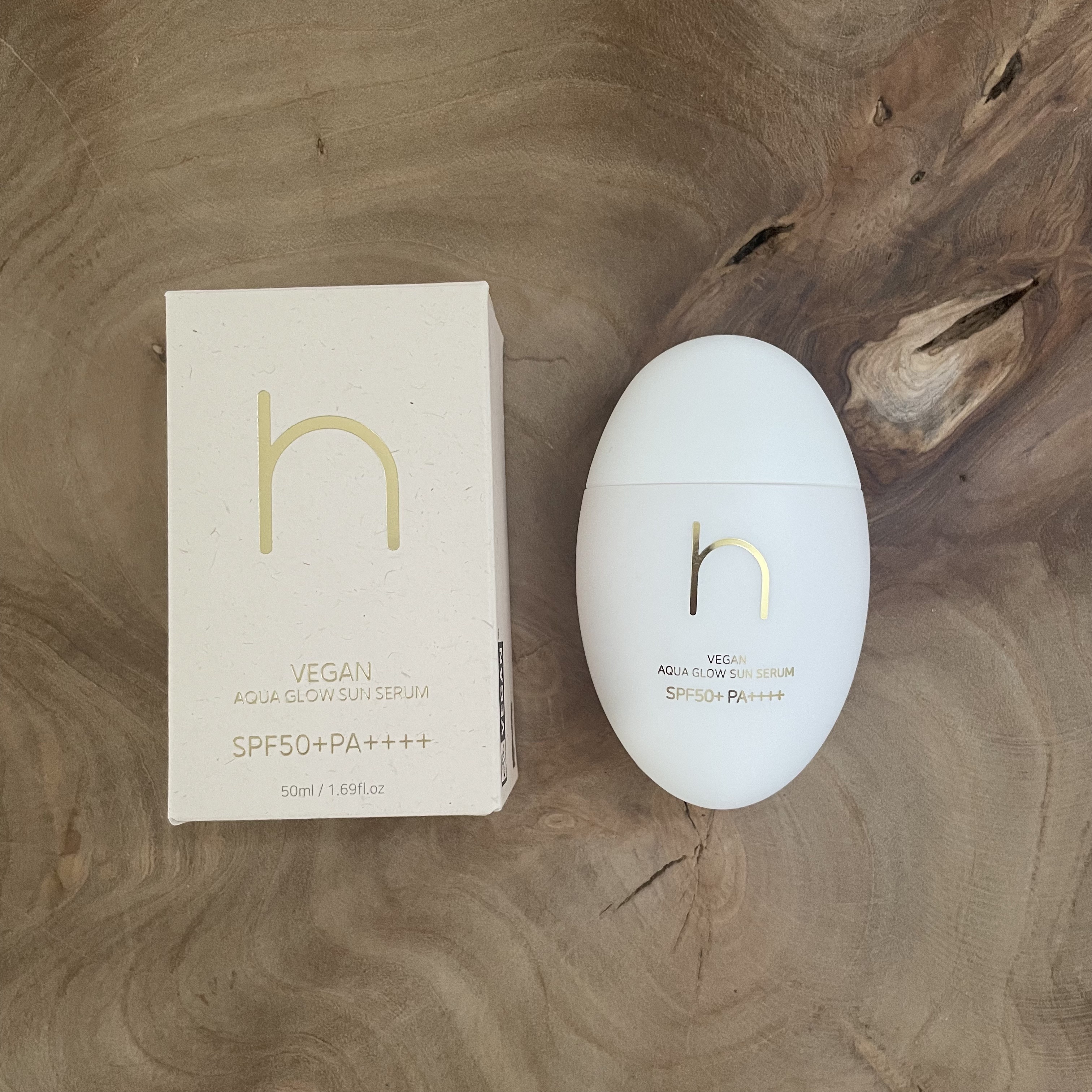 ヴィーガンアクアグロウサンセラム/HAMEL/日焼け止めローションを使ったクチコミ（1枚目）