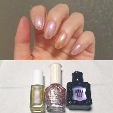 ネイルホリック Sheer pearl color YE570/ネイルホリック/マニキュアを使ったクチコミ（1枚目）