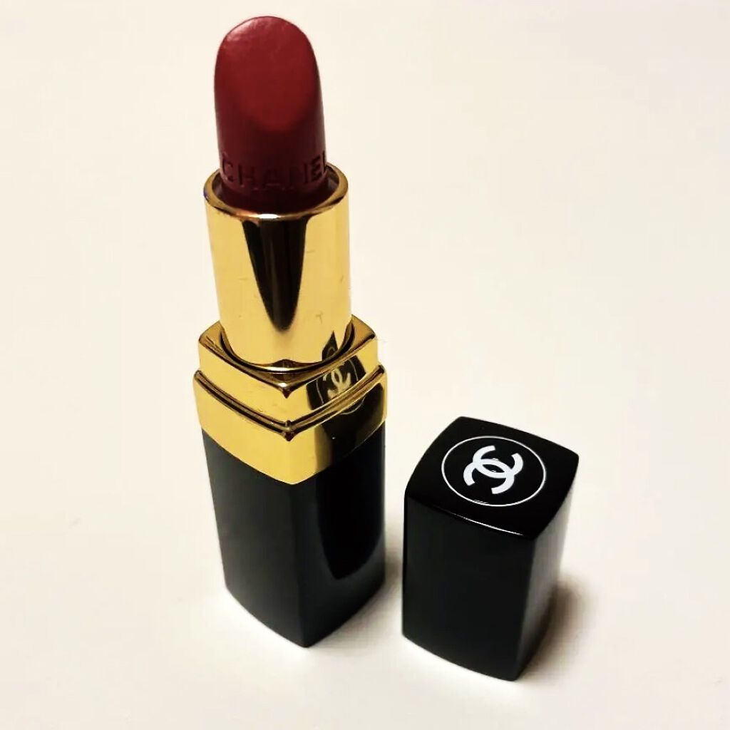 ルージュ ココ 484 ルージュ アンティミスト/CHANEL/口紅を使ったクチコミ（1枚目）