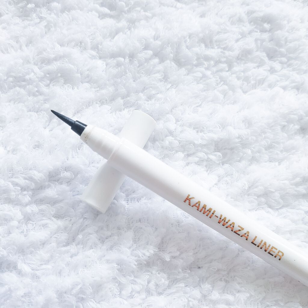 KAMI-WAZA LINER/KAMI-WAZA/リキッドアイライナーを使ったクチコミ(2枚目)