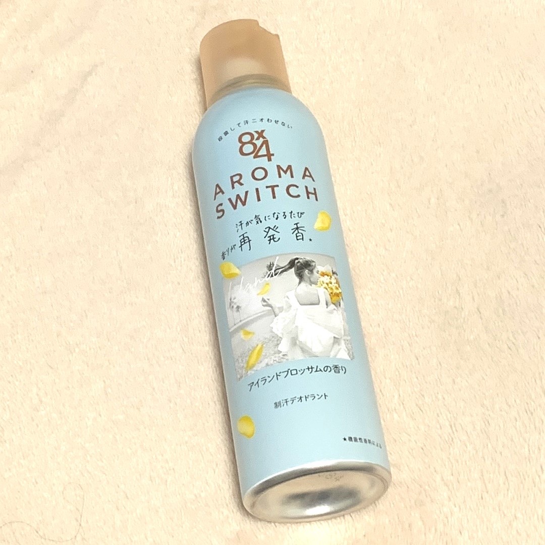 8x4 アロマスイッチ スプレー アイランドブロッサムの香り/８ｘ４/デオドラント・制汗剤を使ったクチコミ（1枚目）