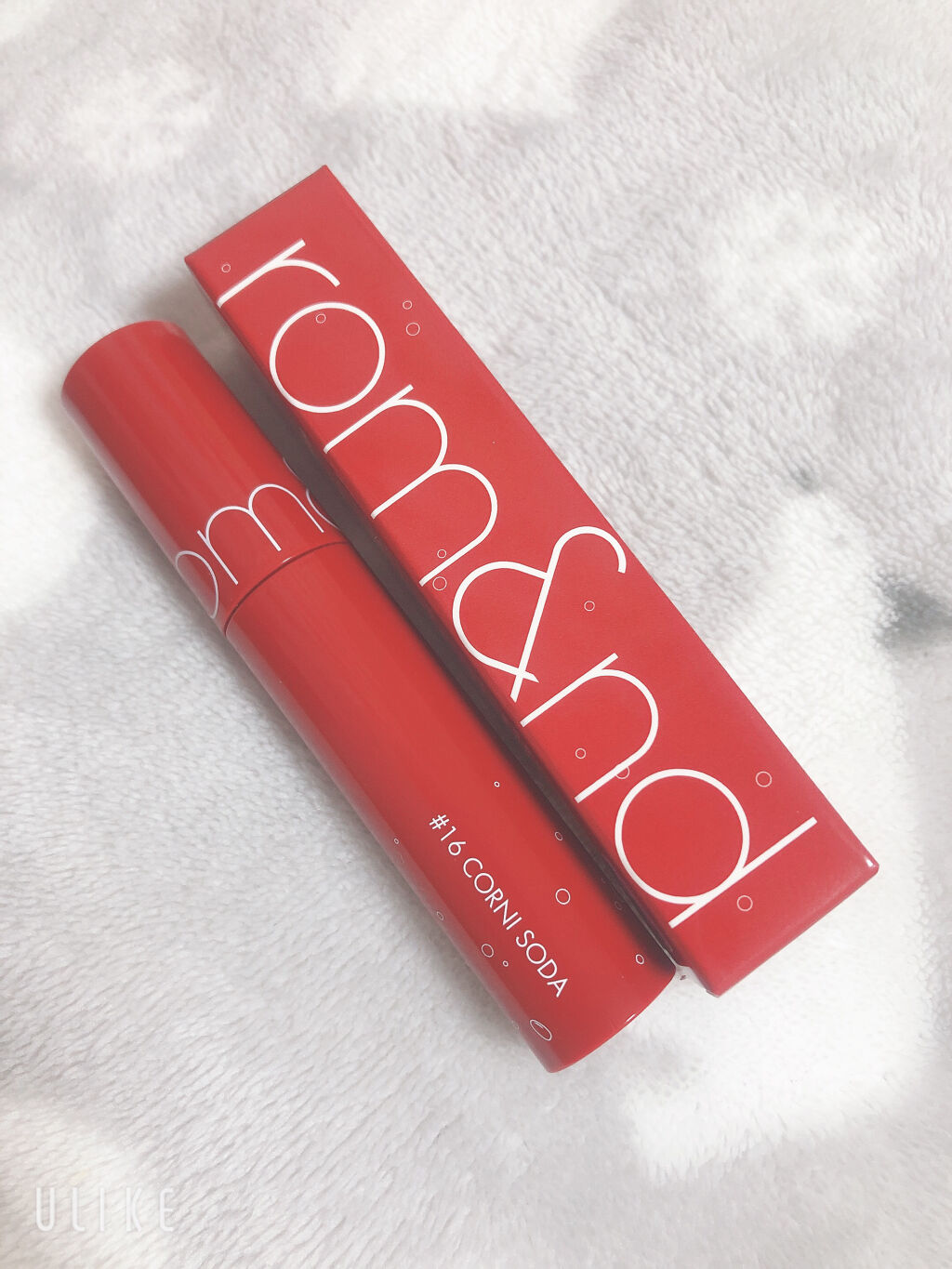 ジューシーラスティングティント/rom&nd/リップティントを使ったクチコミ（1枚目）