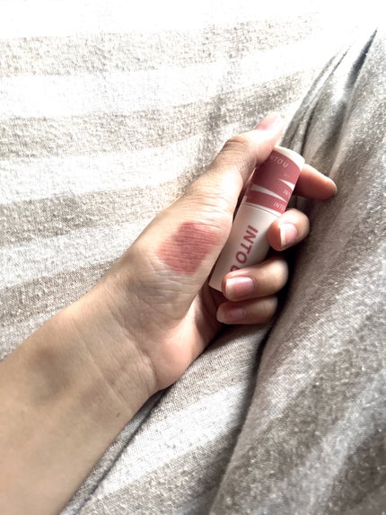 スーパーマットリップ&チークマッド/INTO U/口紅を使ったクチコミ(1枚目)