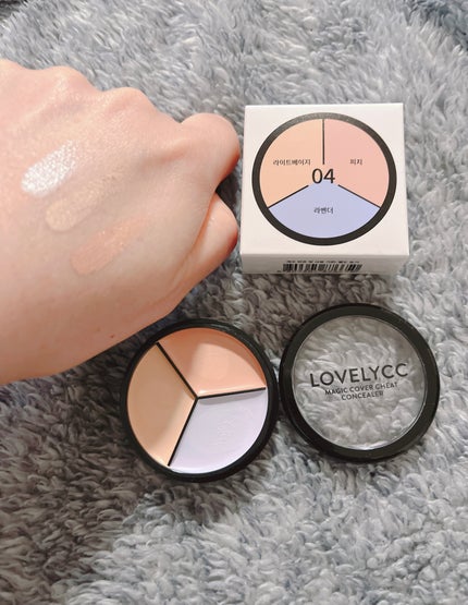 lovelycc マジックカバーチートコンシーラー/LOVELYCC/パレットコンシーラーを使ったクチコミ(1枚目)