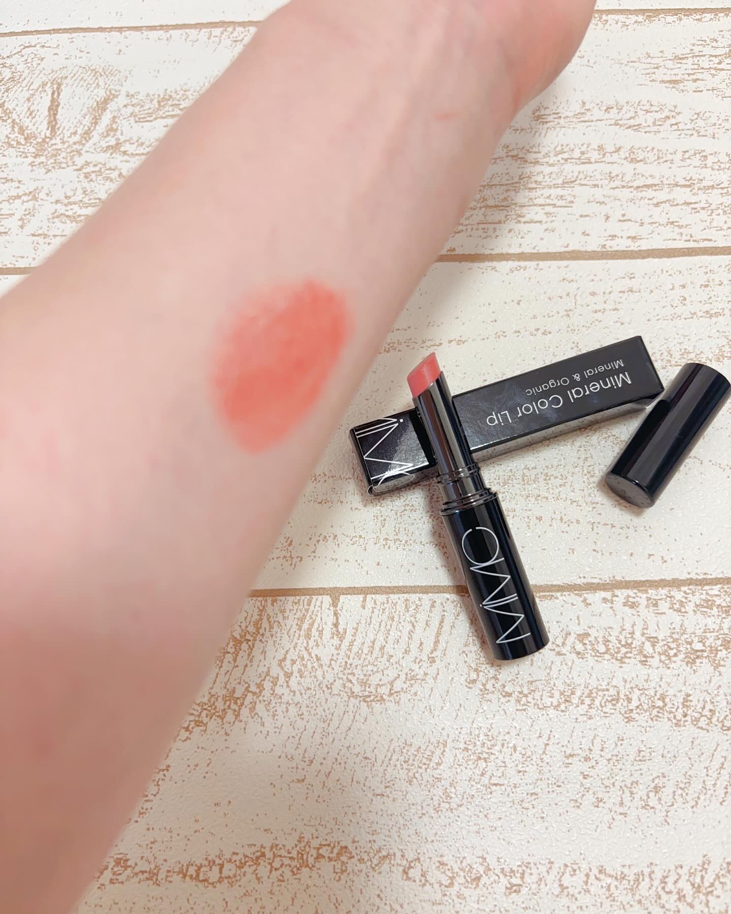 ミネラルカラーリップ/MiMC/リップクリームを使ったクチコミ（2枚目）