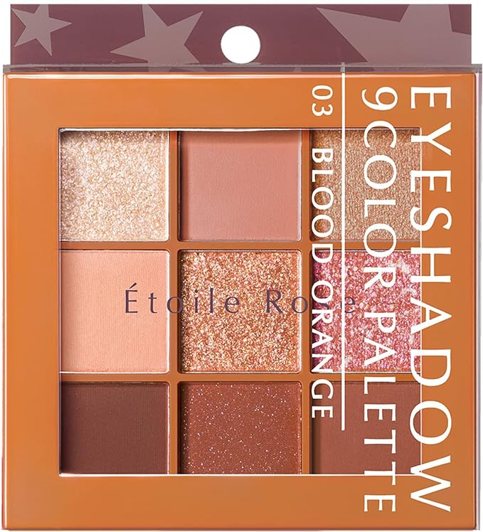 9色アイシャドウ 03 ブラッドオレンジ