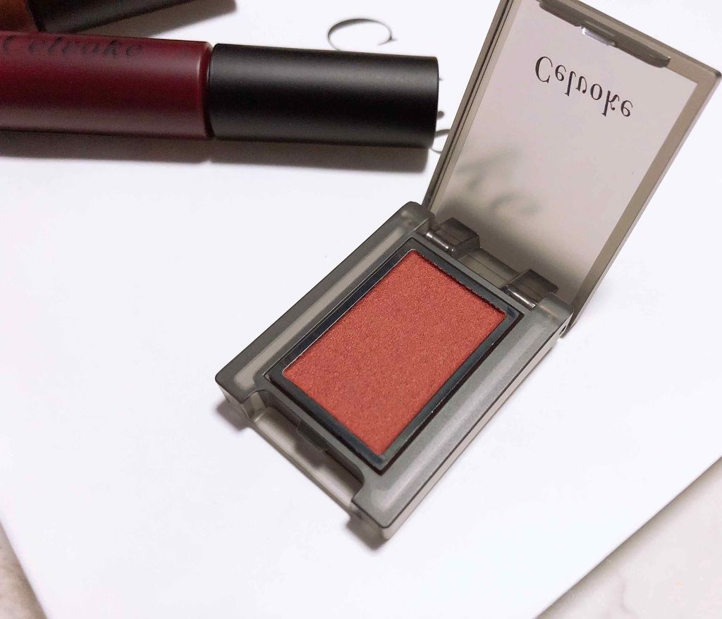 セルヴォーク ヴォランタリー アイズ 26 カッパーレッド/Celvoke/単色アイシャドウを使ったクチコミ（1枚目）