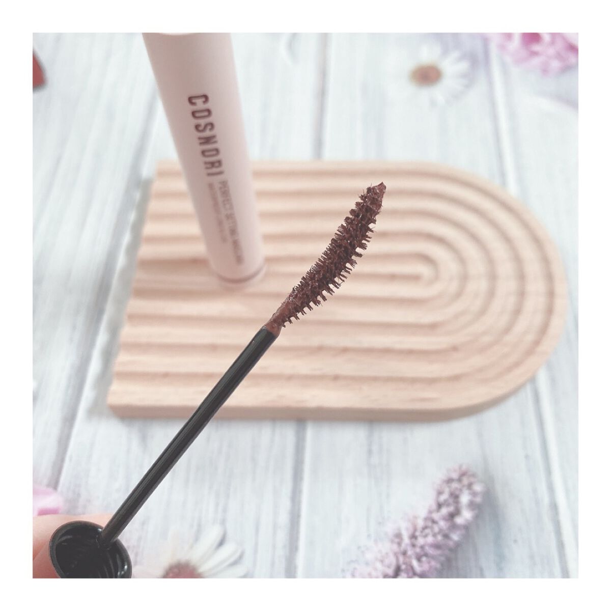 パーフェクトセッティングウォータープルーフマスカラ Volume&Curl/COSNORI/マスカラを使ったクチコミ(2枚目)