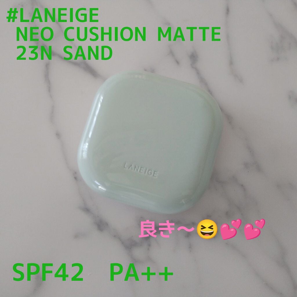 ネオクッション マット/LANEIGE/クッションファンデーションを使ったクチコミ(1枚目)