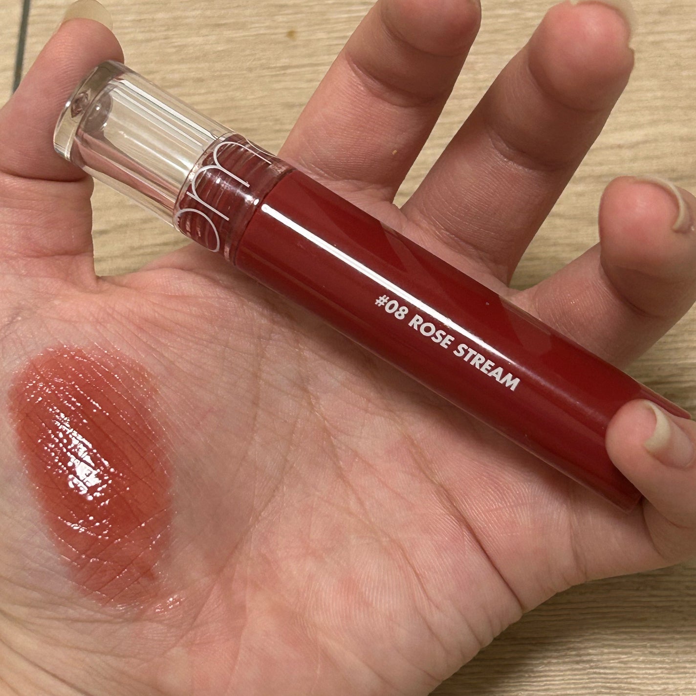 グラスティングウォーターティント/rom&nd/リップティントを使ったクチコミ(3枚目)