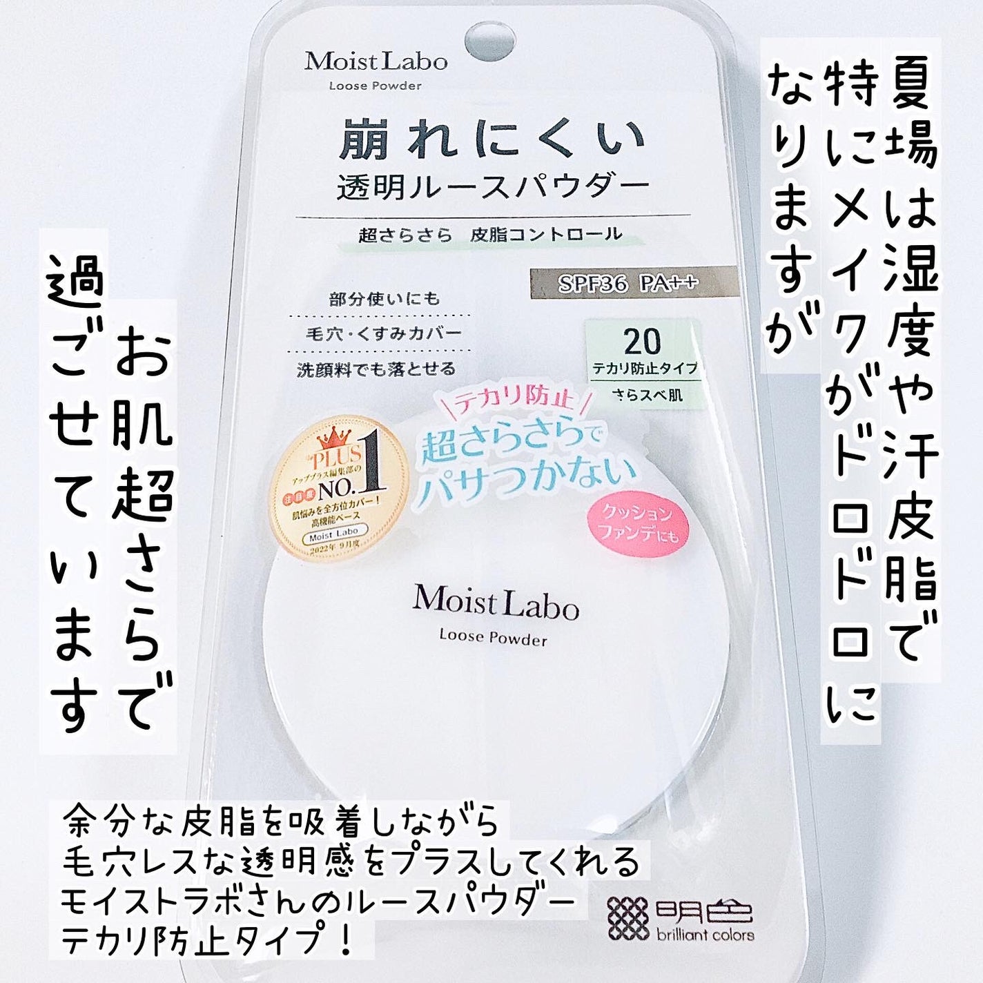 モイストラボ ルースパウダー/Moist Labo/ルースパウダーを使ったクチコミ(2枚目)
