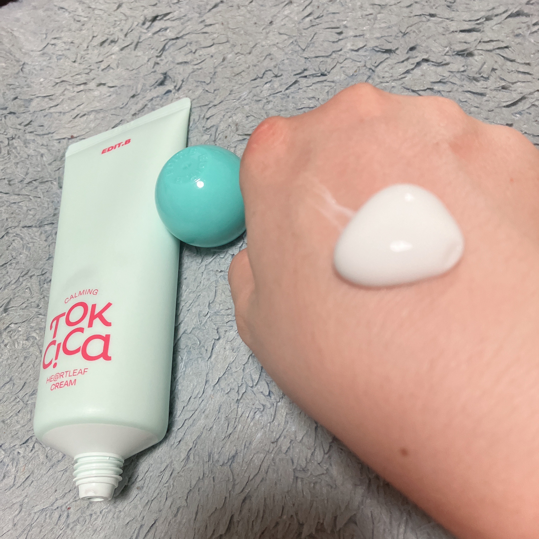 カーミングトックシカドクダミクリーム/EDIT.B/フェイスクリームを使ったクチコミ（3枚目）