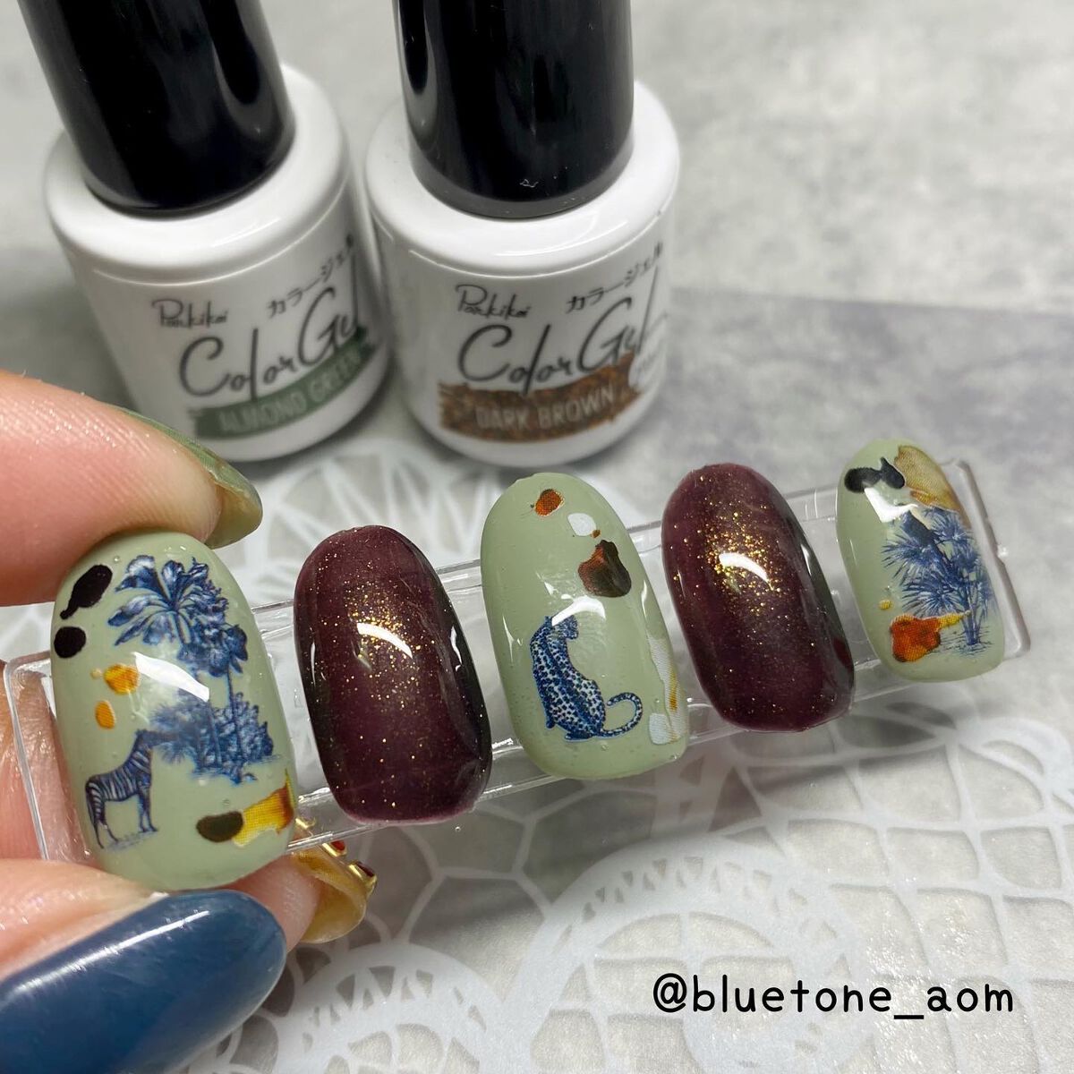 パル カラージェル/キャンドゥ/ジェルネイルを使ったクチコミ(1枚目)