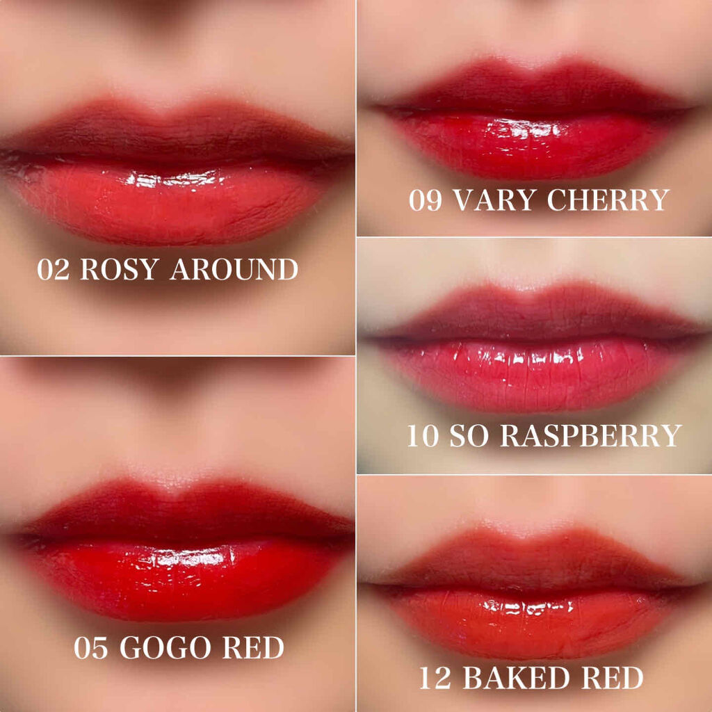 インクティントセラム 09 VARY CHERRY/PERIPERA/口紅を使ったクチコミ（2枚目）