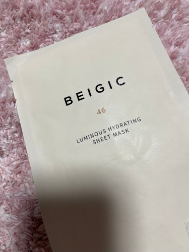 ルミナスハイドレーティングシートマスク 1枚(25ml)/BEIGIC/シートマスク・パックを使ったクチコミ（1枚目）