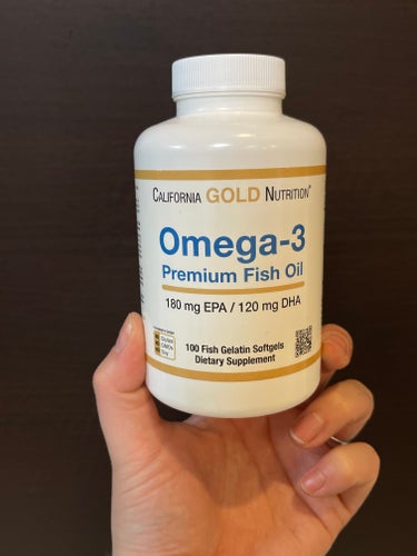 CALIFORNIA GOLD NUTRITION オメガ-3 プレミアムフィッシュオイルのクチコミ「【iHerb】オメガ3のサプリでイチオシなのがコレ。

オメガ3脂肪酸は動脈硬化や血栓を防ぎ、.....」（1枚目）