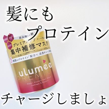 ウルミープレミアム リペアプロテイン ヘアマスク/ulumee/ヘアマスク・ヘアパックを使ったクチコミ(1枚目)
