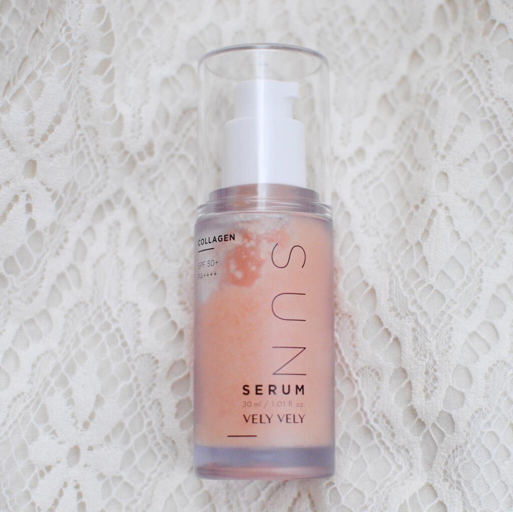 ハリケアコラーゲンサンセラム/VELY VELY/日焼け止めジェルを使ったクチコミ(1枚目)