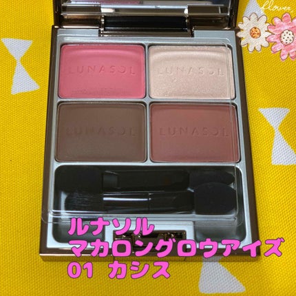 マカロングロウアイズ/LUNASOL/アイシャドウパレットを使ったクチコミ(1枚目)