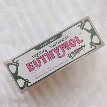 ホワイトニング美白歯磨き粉/EUTHYMOL/歯磨き粉を使ったクチコミ(1枚目)