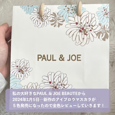 アイブロウ マスカラ/PAUL & JOE BEAUTE/眉マスカラを使ったクチコミ（2枚目）