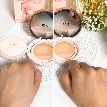 キル カバー ピンク グロウ クリーム クッション/CLIO/クッションファンデーションを使ったクチコミ(4枚目)