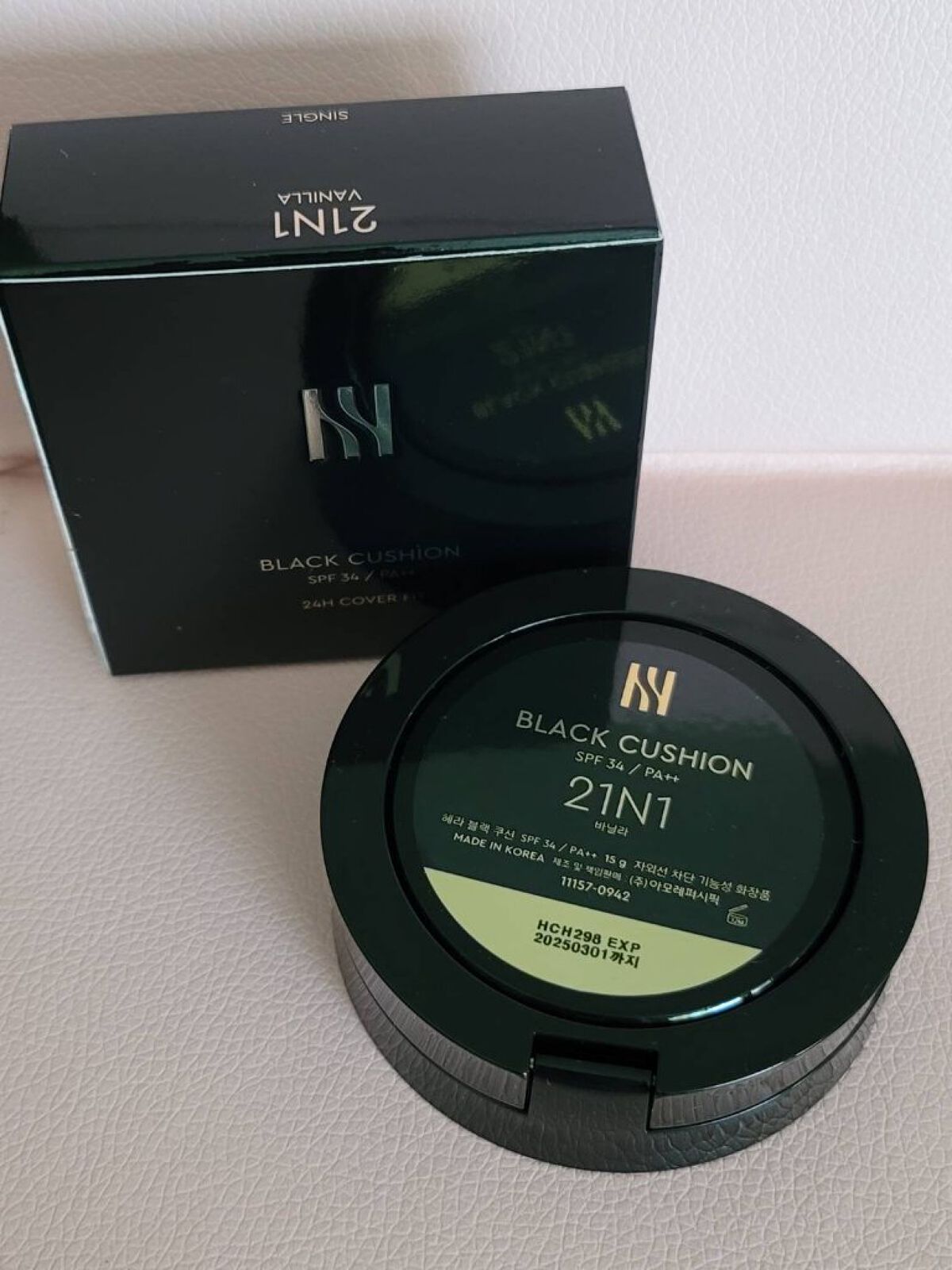 ブラック クッション/HERA/クッションファンデーションを使ったクチコミ（3枚目）