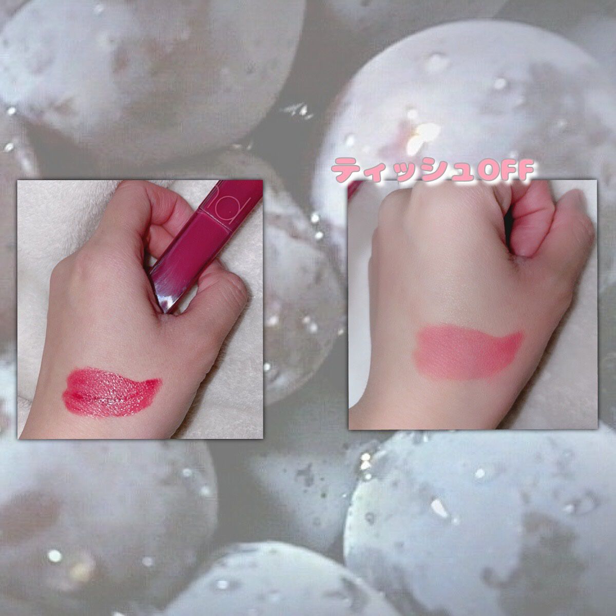 デュイフルウォーターティント/rom&nd/リップティントを使ったクチコミ(2枚目)