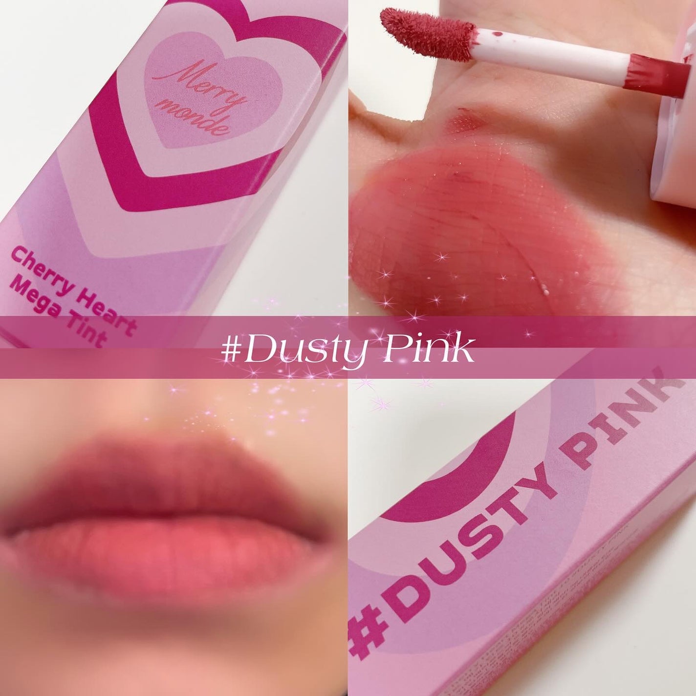 チェリーハート メガティント/Merrymonde/リップティントを使ったクチコミ(3枚目)