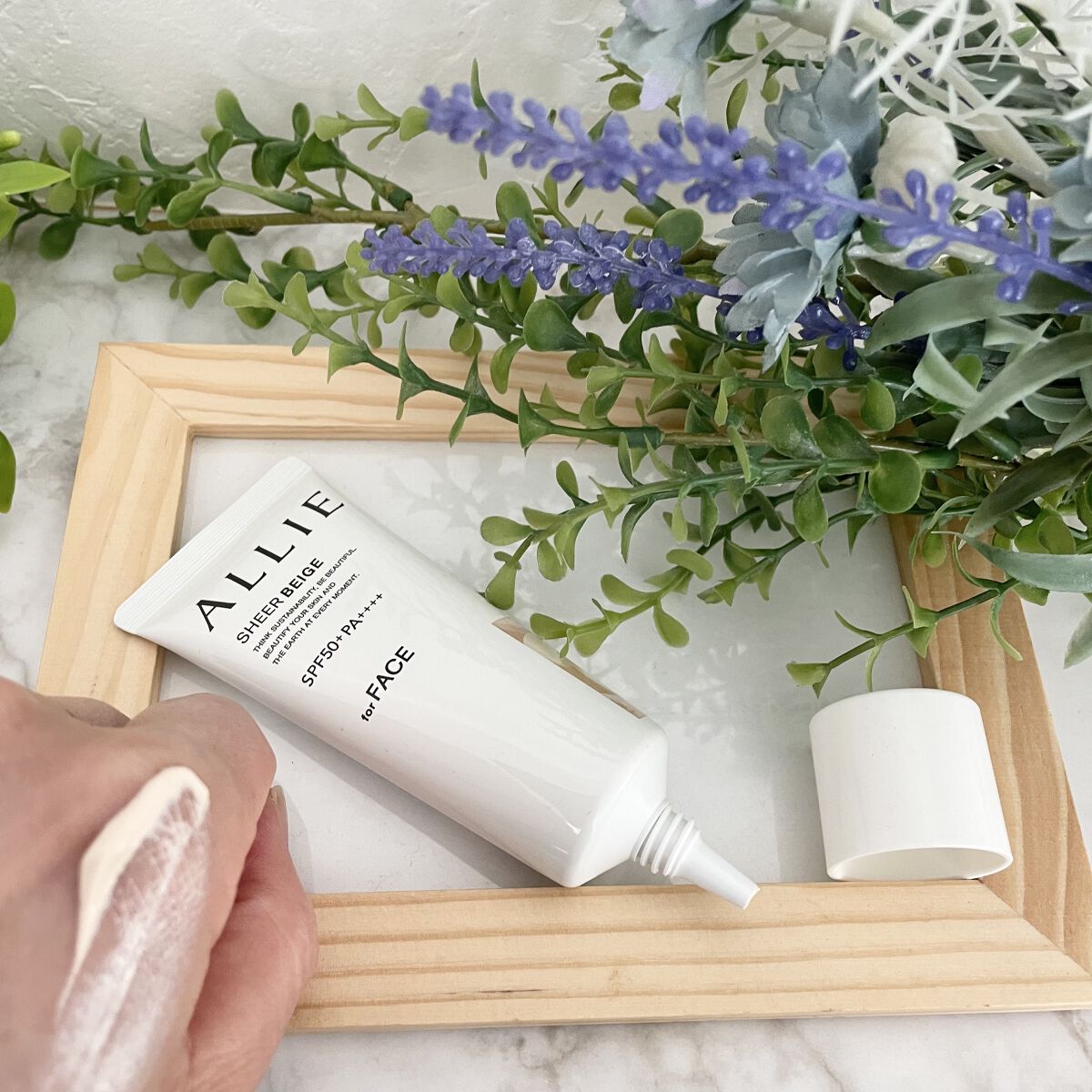 アリィー クロノビューティ カラーチューニングUV/アリィー/日焼け止めクリームを使ったクチコミ（3枚目）