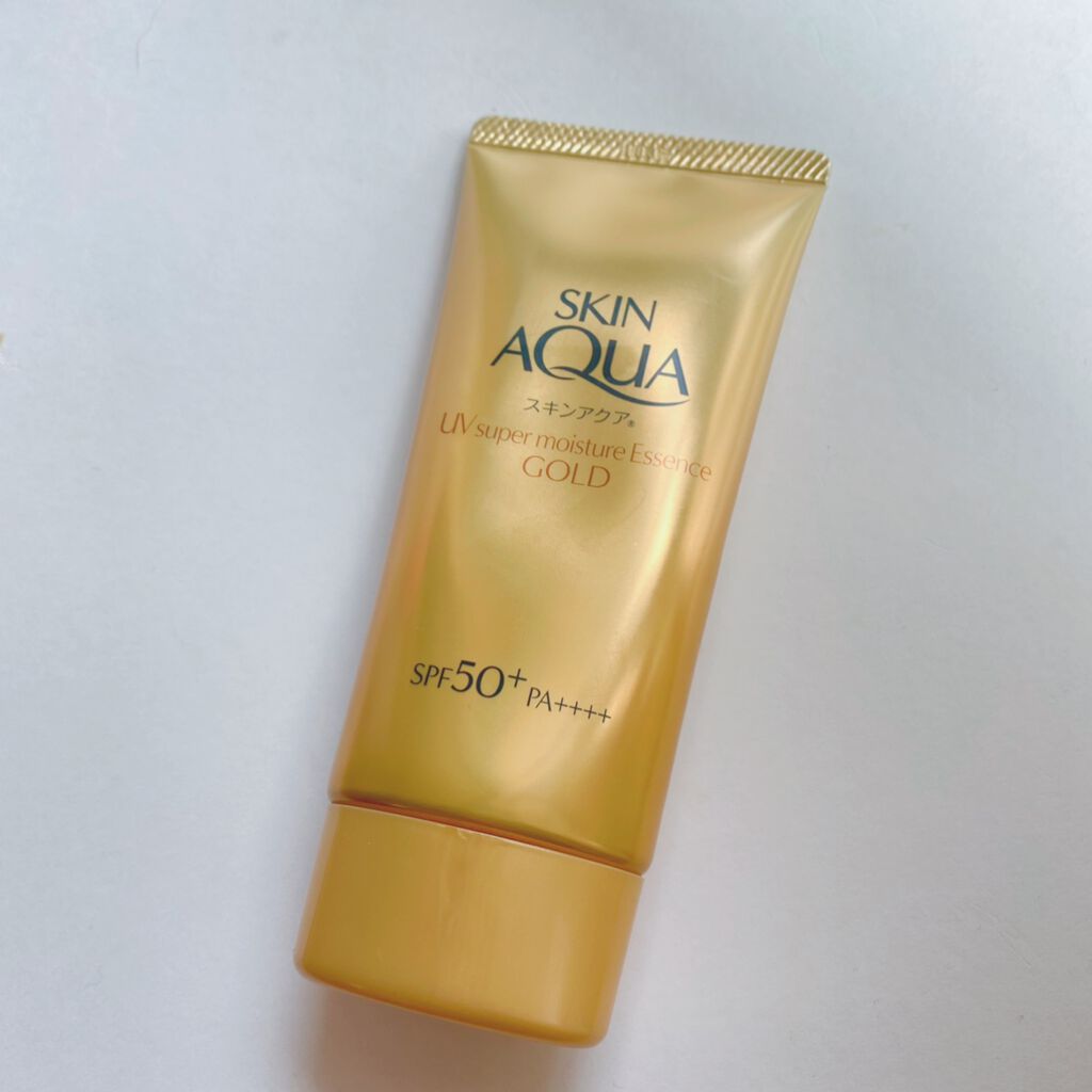 スーパーモイスチャーエッセンス ゴールド/スキンアクア/日焼け止めローションを使ったクチコミ（1枚目）
