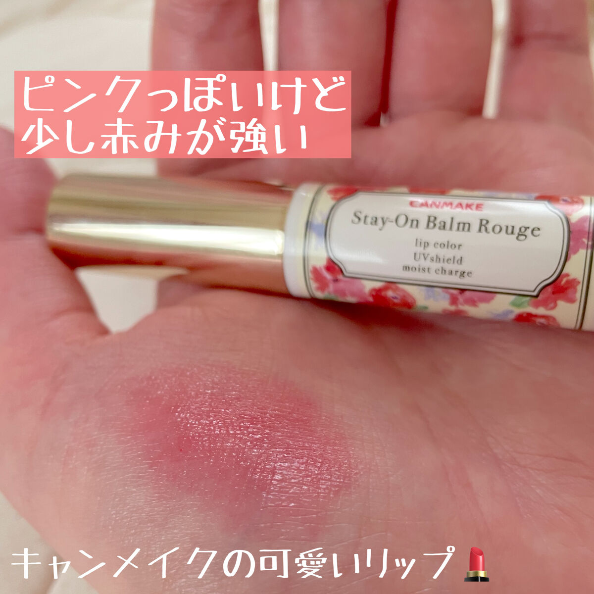 ステイオンバームルージュ（ティントタイプ）/キャンメイク/リップティントを使ったクチコミ（1枚目）