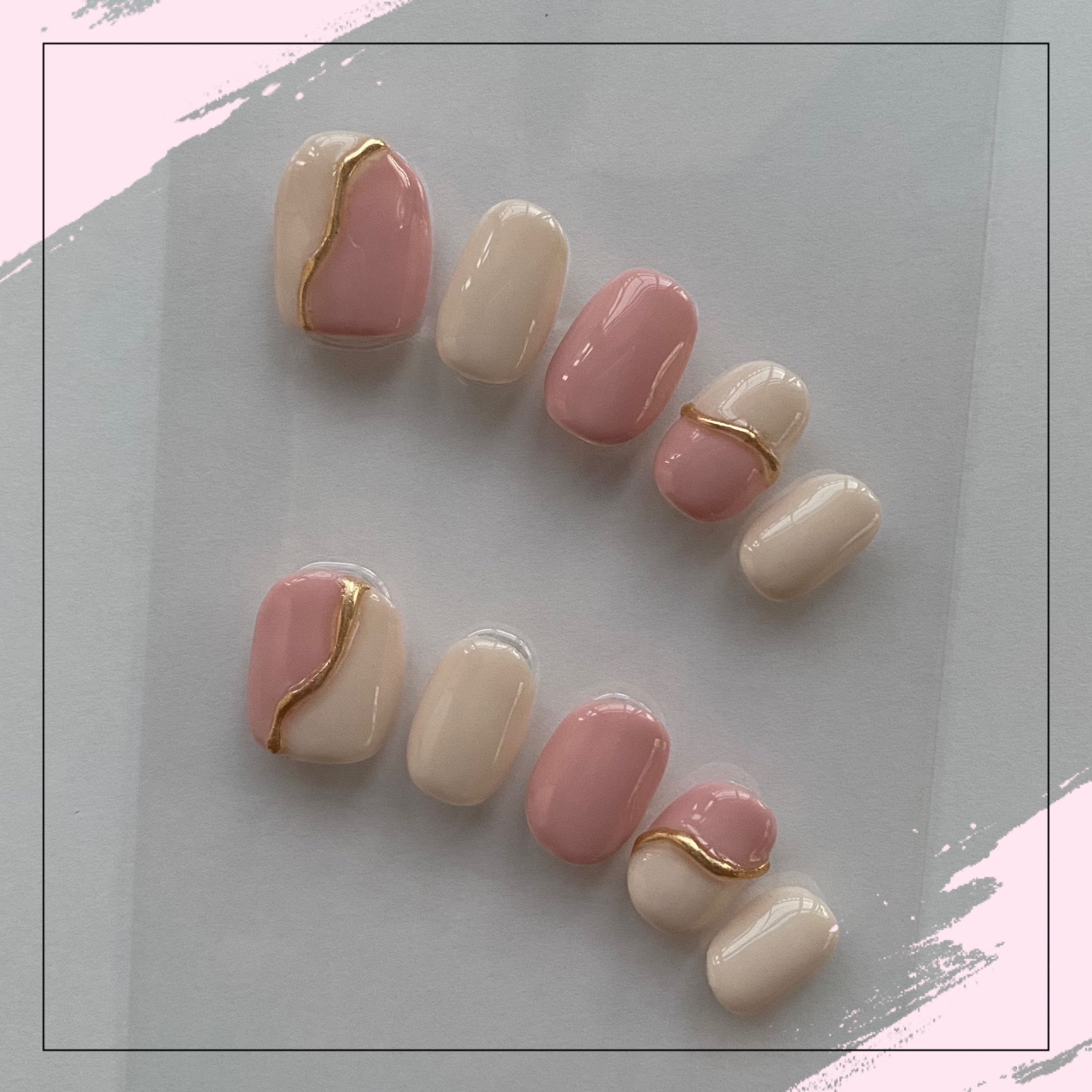 ジェルネイル（ライト対応）/セリア/ジェルネイルを使ったクチコミ（1枚目）