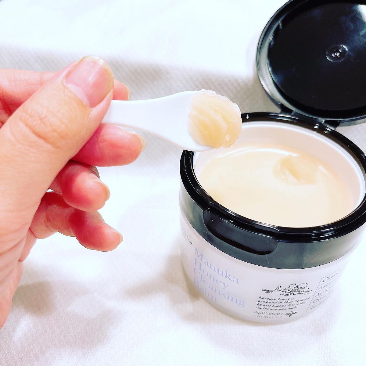 マヌカハニー クレンジングバーム/アピセラピーコスメティクス/クレンジングバームを使ったクチコミ（3枚目）