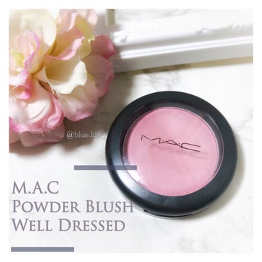 M・A・C パウダー ブラッシュのクチコミ「ピュアなピンクカラーが華やぎを添えてくれる鉄板チーク

▫️ウェルドレスト

【色味】
　桃が.....」（1枚目）