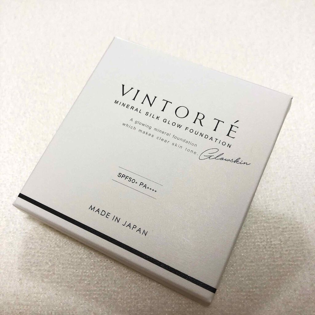 ミネラルシルクグロウファンデーション/ヴァントルテ/パウダーファンデーションを使ったクチコミ（1枚目）
