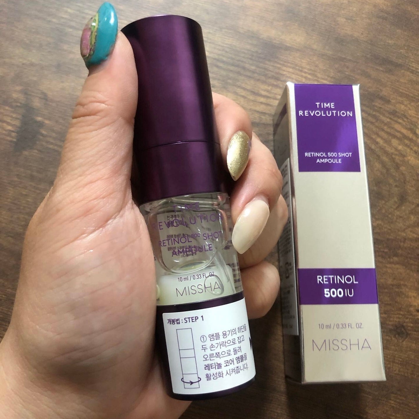 ミシャ タイムレボリューション レチ500ショット美容液/MISSHA/美容液を使ったクチコミ(3枚目)