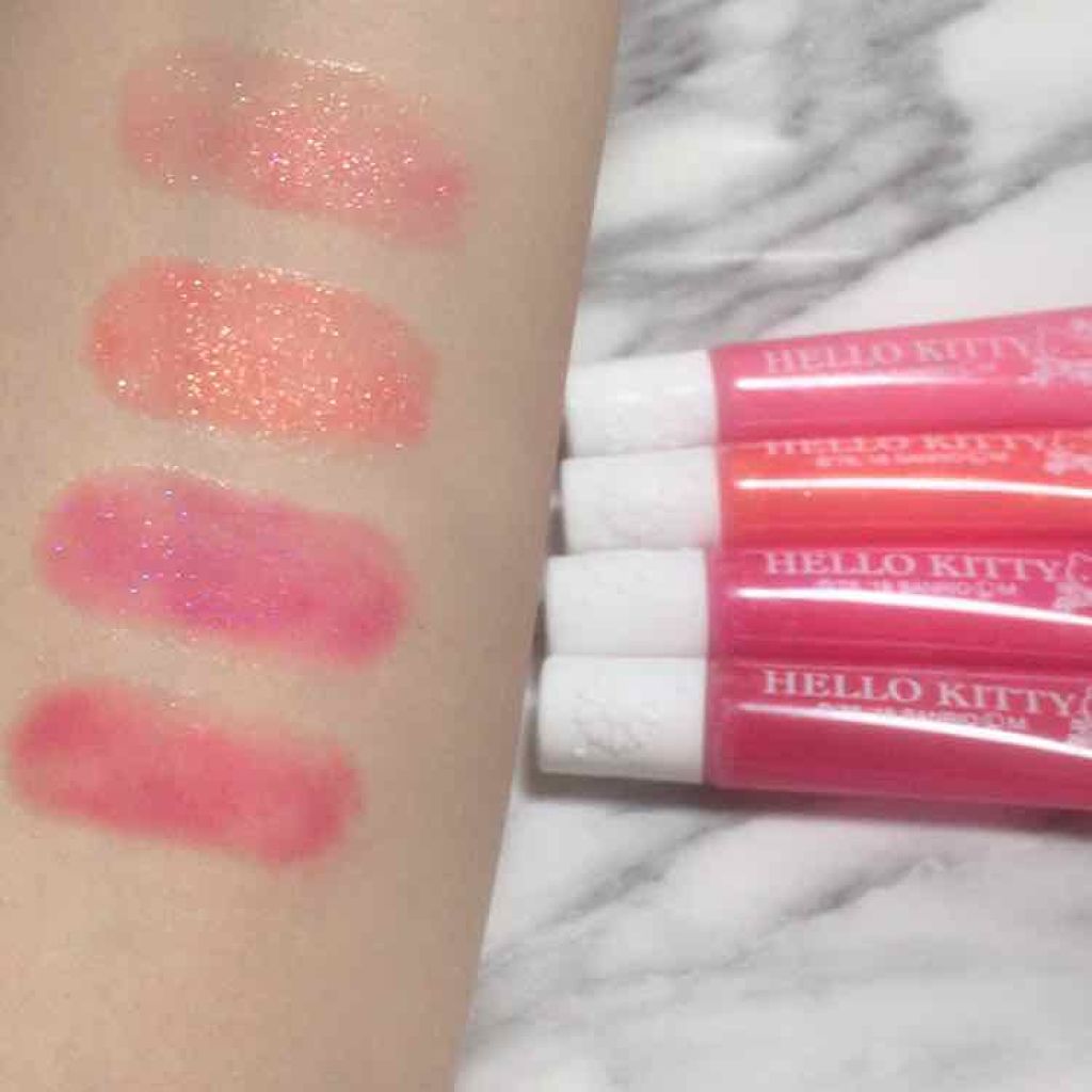Blooming Kitty リップグロス/DAISO/リップグロスを使ったクチコミ(3枚目)