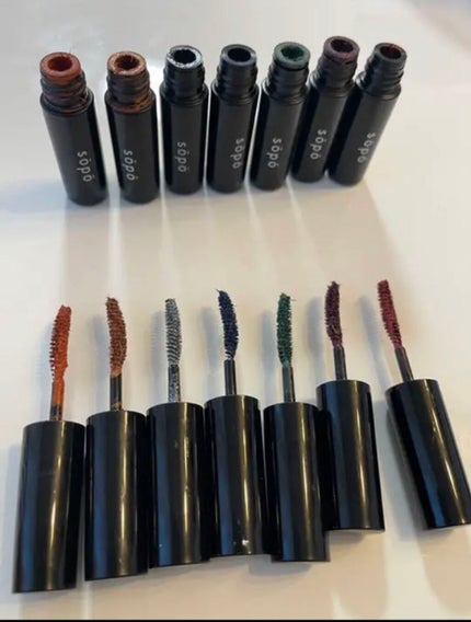 カラーマスカラ/sopo/マスカラを使ったクチコミ(2枚目)