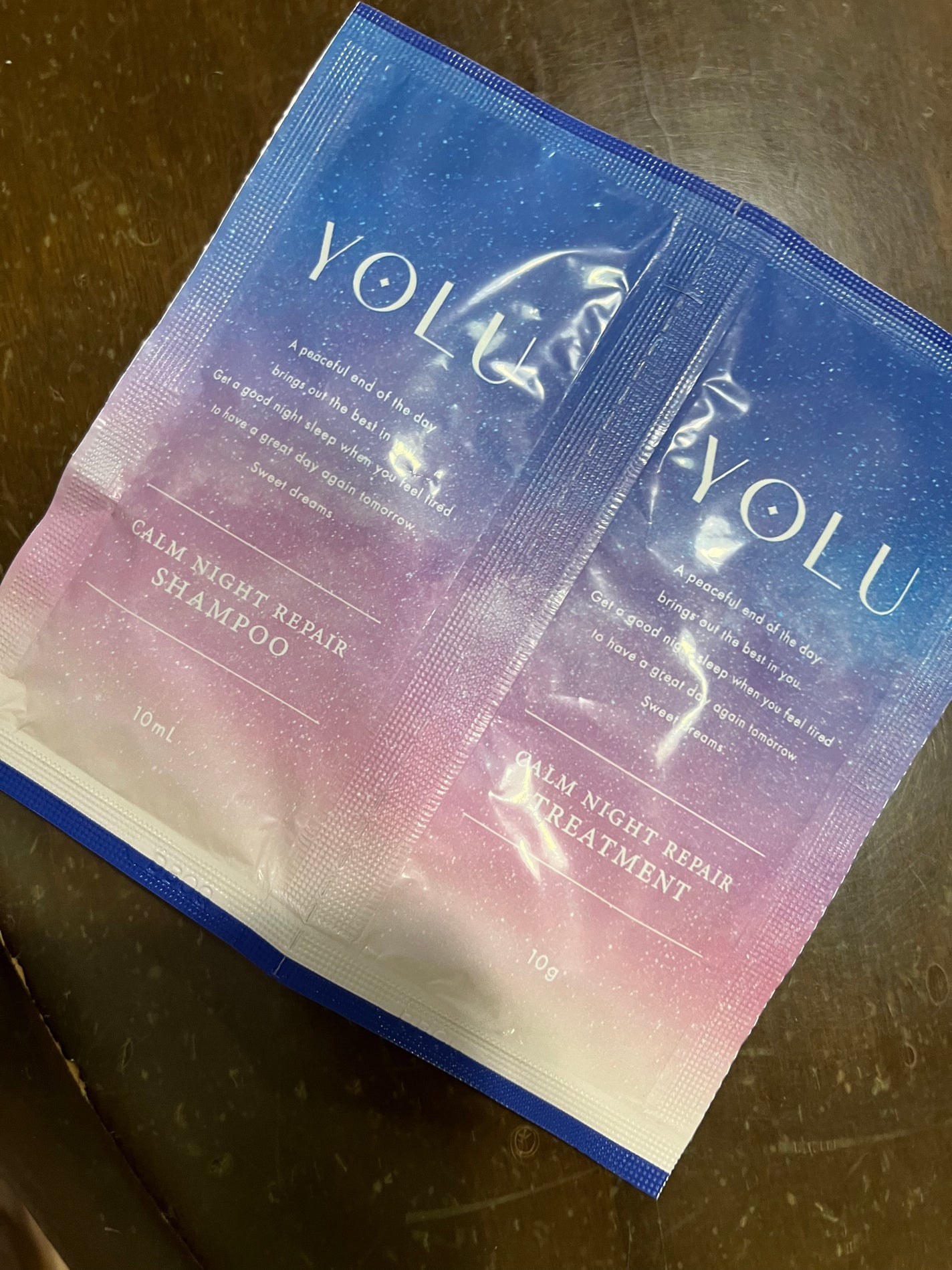 カームナイトリペアシャンプー/トリートメント/YOLU/市販シャンプーを使ったクチコミ(1枚目)