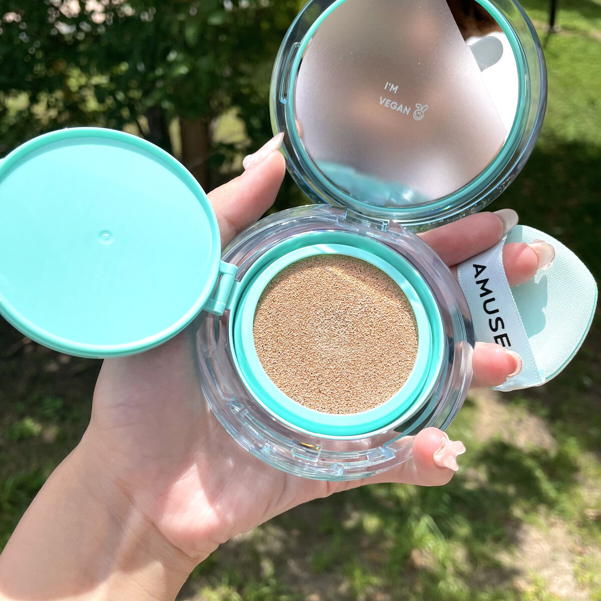 メタフィットヴィーガンクッション/AMUSE/クッションファンデーションを使ったクチコミ（2枚目）