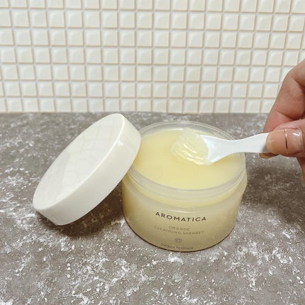 オレンジクレンジングシャーベット/AROMATICA/クレンジングバームを使ったクチコミ(1枚目)