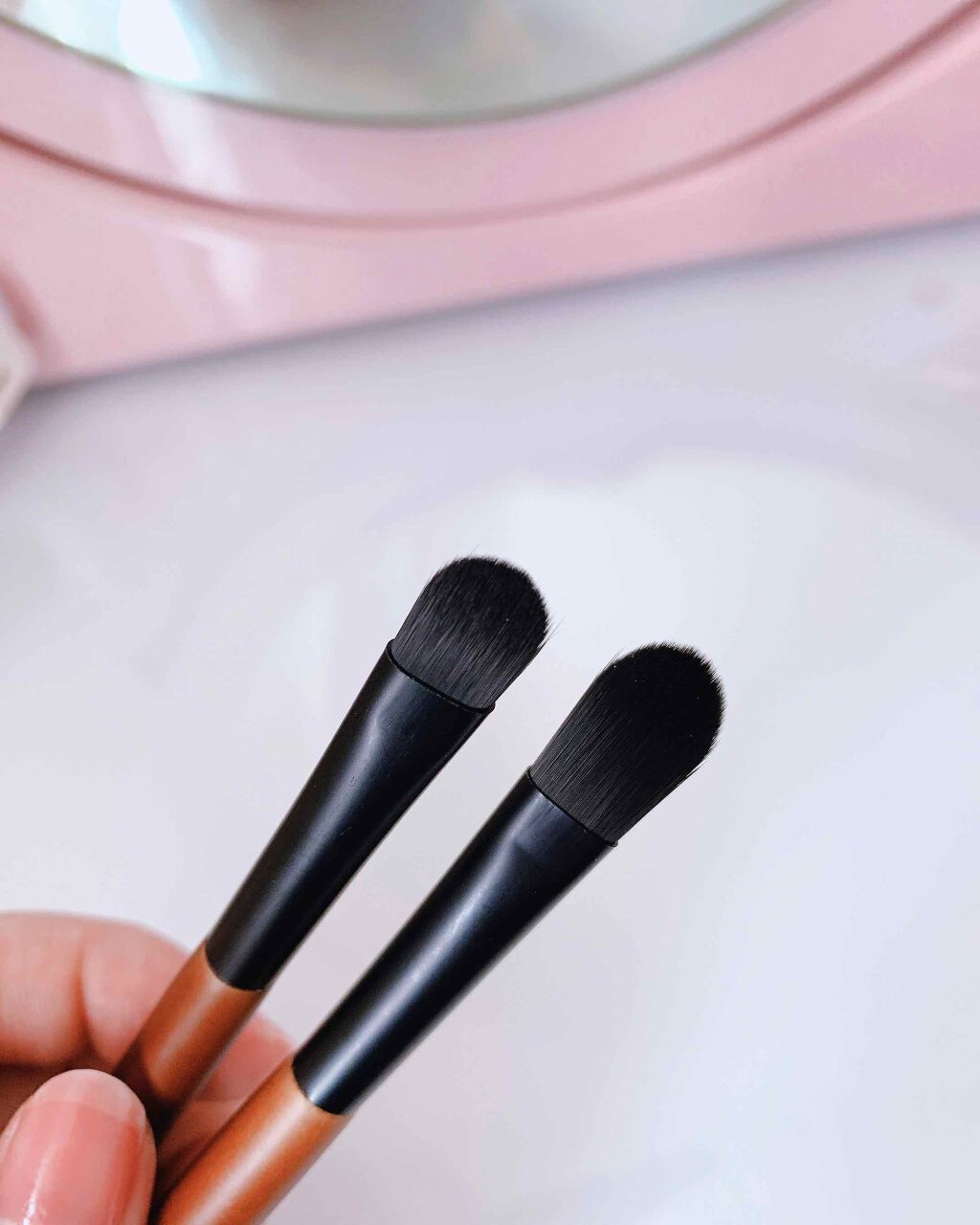 ごくふわブラシ/DAISO/メイクブラシを使ったクチコミ(2枚目)