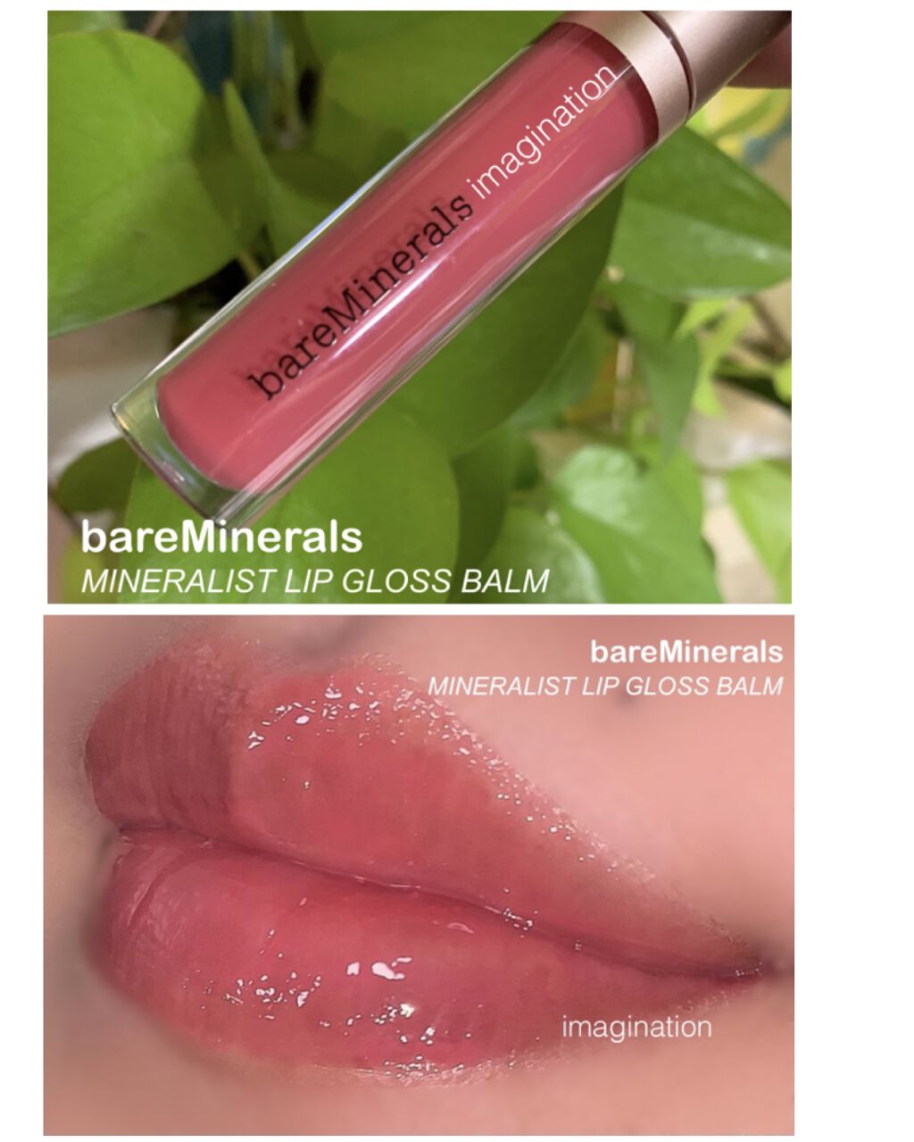 ミネラリスト リップ グロスバーム  イマジネーション/bareMinerals/リップグロスを使ったクチコミ（1枚目）