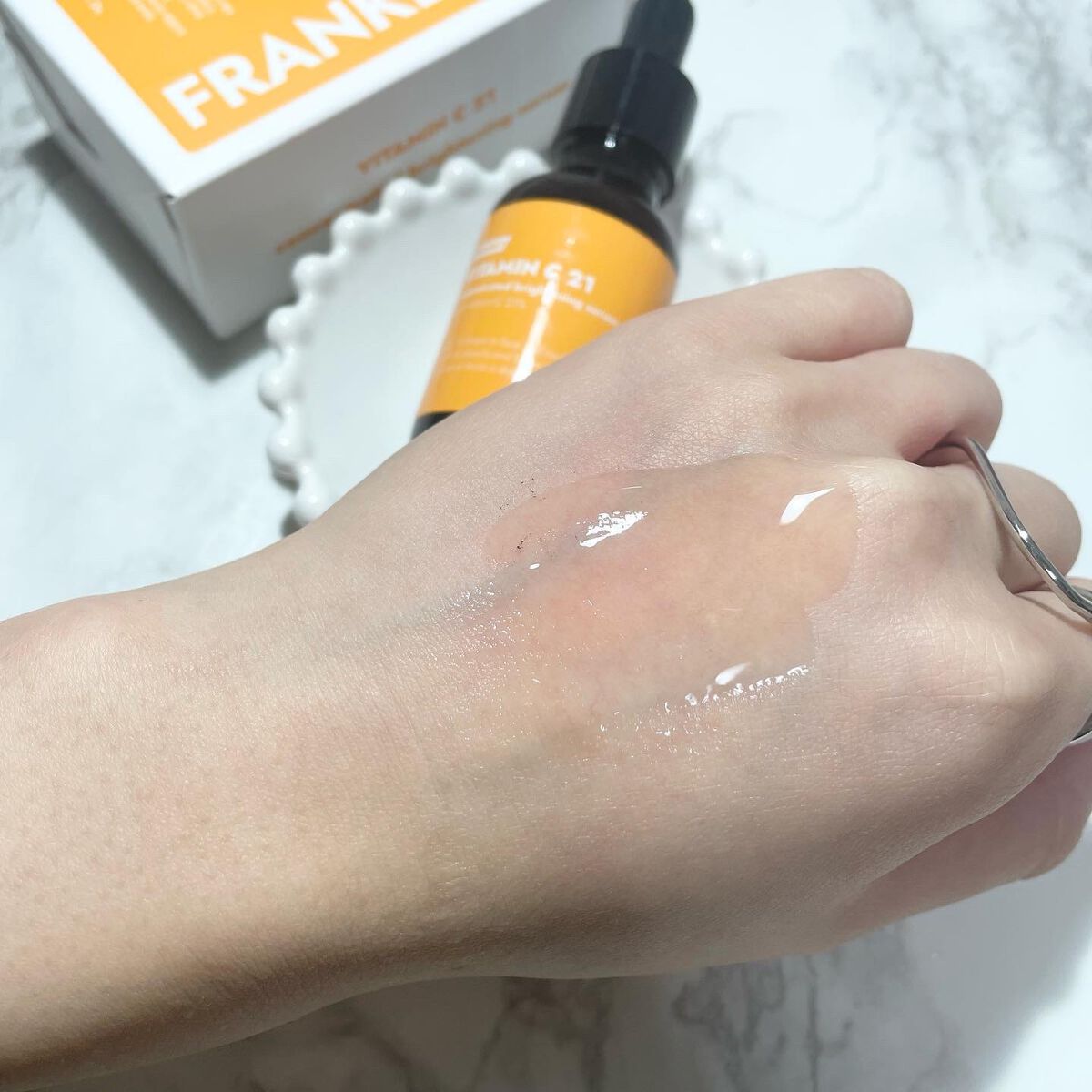 ビタミンC21セラム/Frankly/美容液を使ったクチコミ（2枚目）