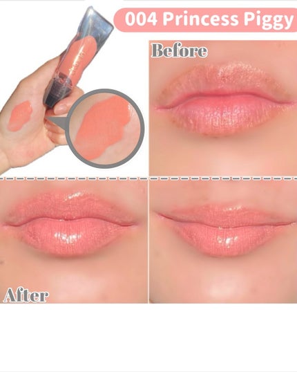 カラーリップセラム/PUCCÚ/リップグロスを使ったクチコミ(4枚目)