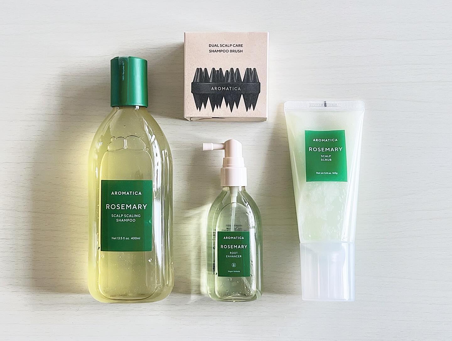 ローズマリー スカルプ スクラブ/AROMATICA/ヘッドスクラブを使ったクチコミ（1枚目）