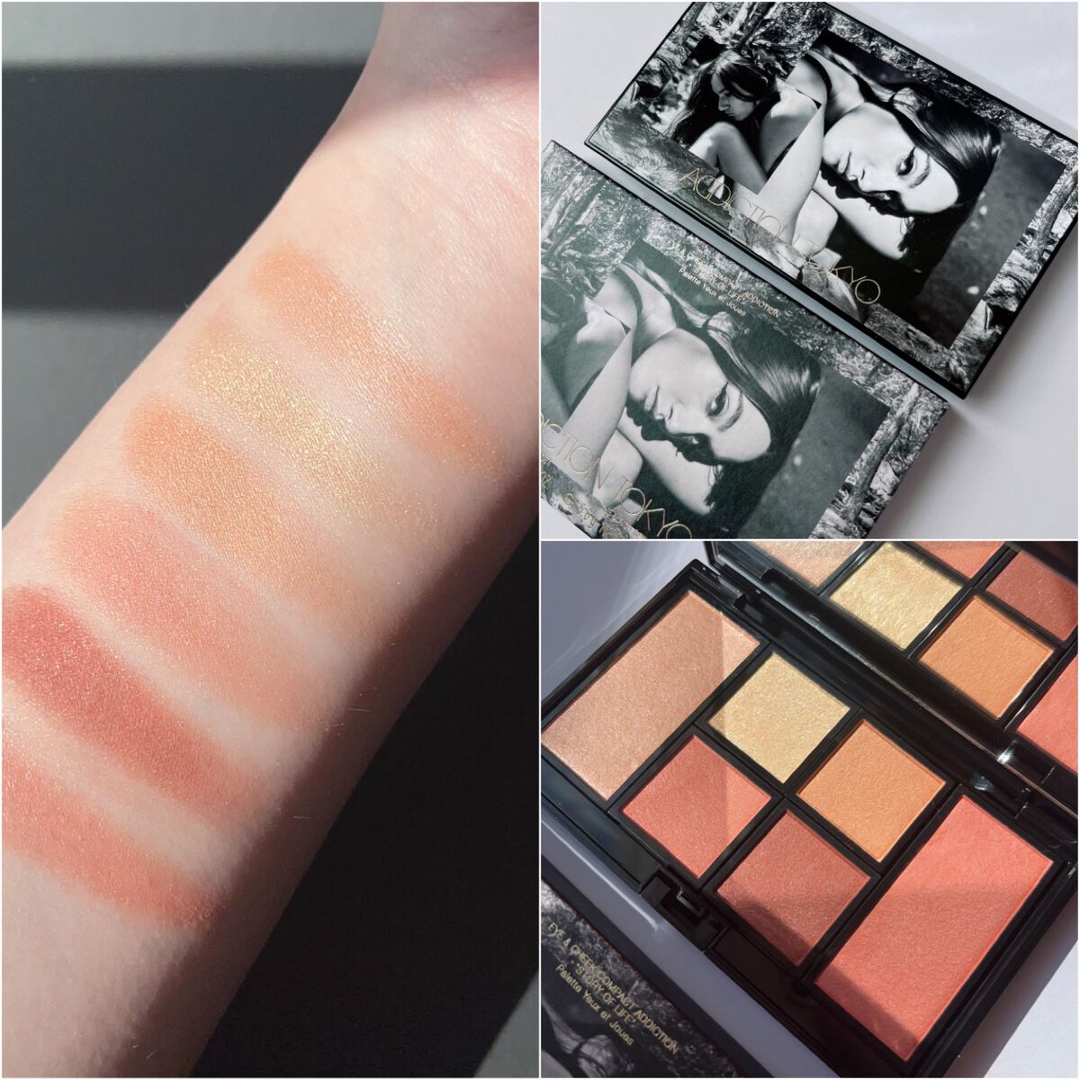 アイ & チーク コンパクトアディクション “ストーリー オブ ライフ”/ADDICTION/アイシャドウパレットを使ったクチコミ(6枚目)