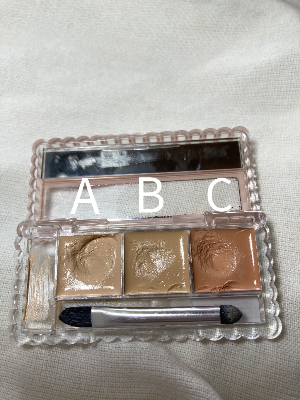 カラーミキシングコンシーラー/キャンメイク/パレットコンシーラーを使ったクチコミ（2枚目）