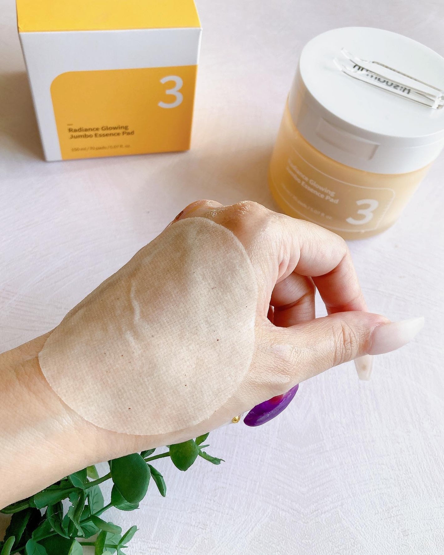 3番 うるツヤ発酵トナーパッド/numbuzin/トナーパッドを使ったクチコミ(6枚目)